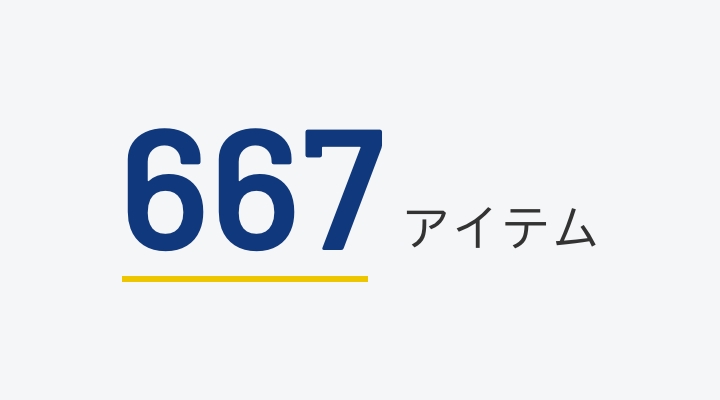 取扱商材数の図